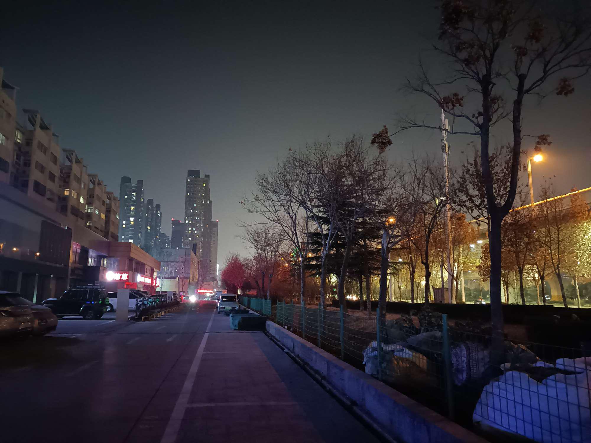 郑州夜景图片步行街图片