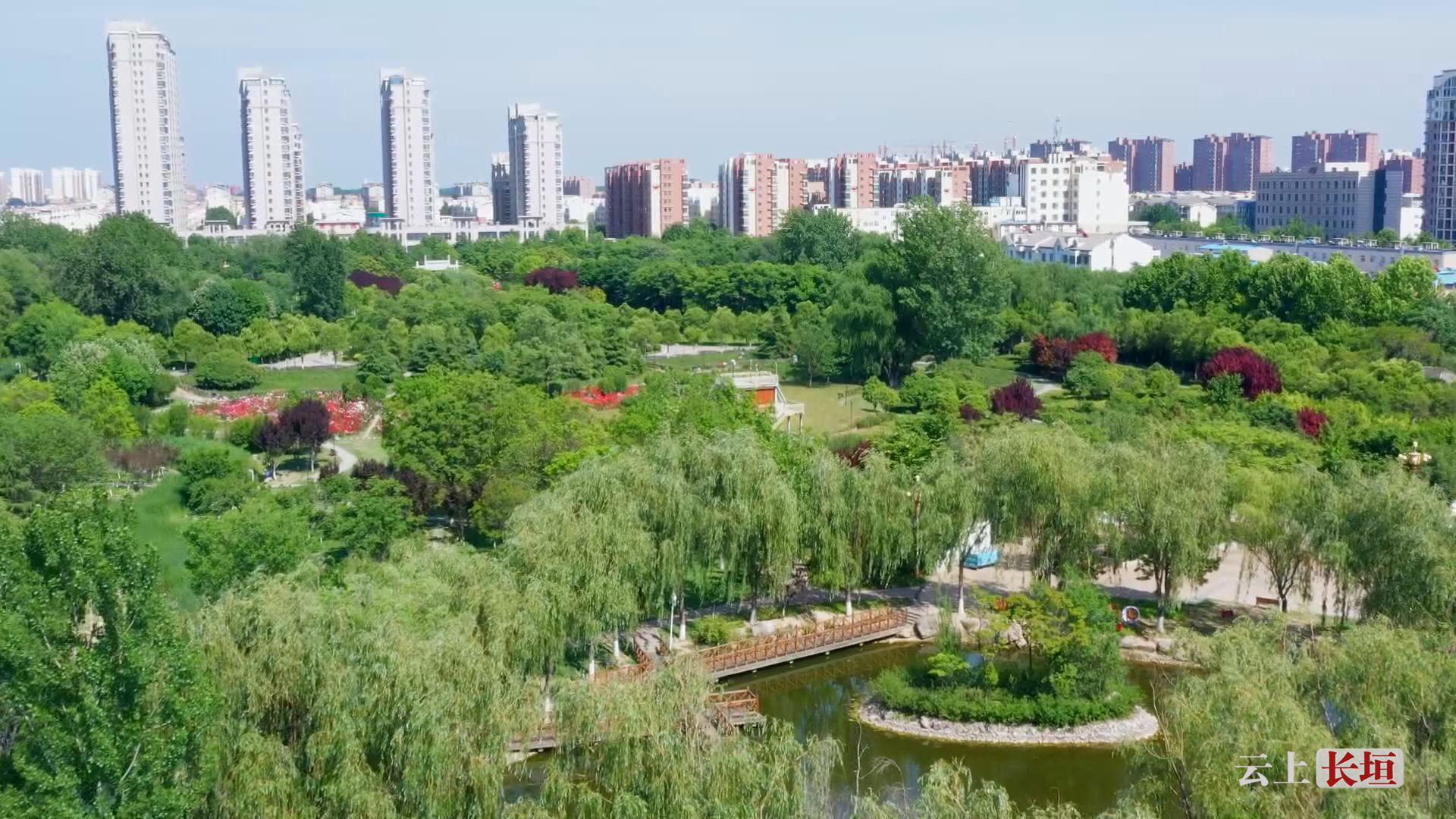 满眼绿意满城园 生态长垣入画来-大象网